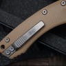 Microtech Amphibian RAM LOK Tan Fluted G-10 & Stonewash M390MK 137RL-10FLGTTA