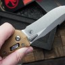 Microtech Amphibian RAM LOK Tan Fluted G-10 & Stonewash M390MK 137RL-10FLGTTA