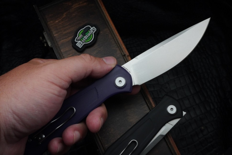 CKF Echo SNIF VIOLET (S35VN, G10, Malyshev Design)