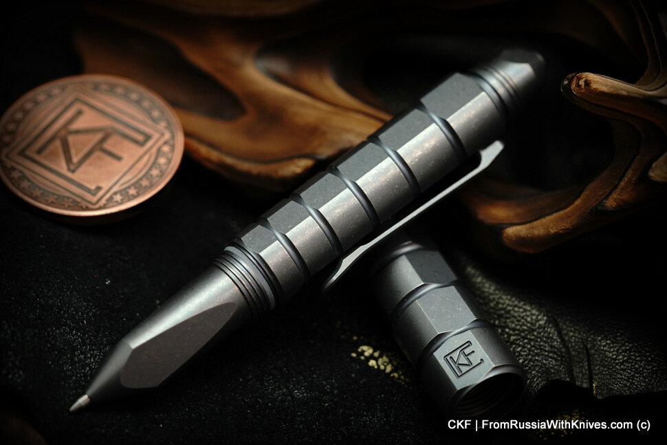 CKF Tool Pen BULAVVA BRO (Konygin design, Ti barrel, 6-8-10 Wiha torx, Lamy M22 ballpoint pen)