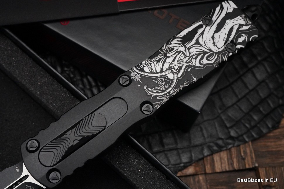 Microtech Dirac Delta Double Edge Tactical Standard Krampus Christmas Special 227-1TNCBLADE