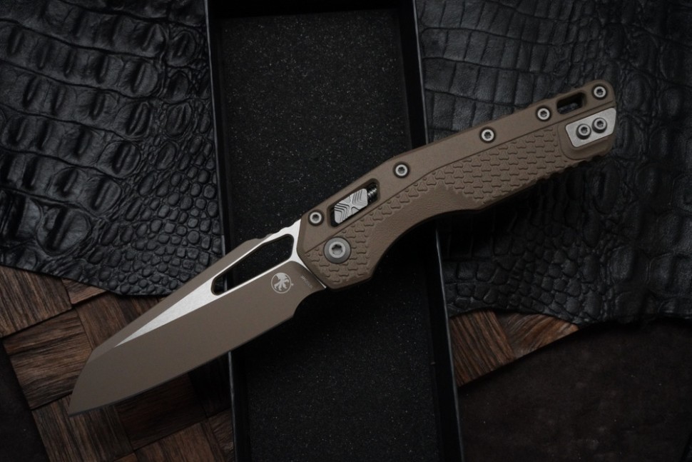 Microtech Knives MSI RAM LOK Polymer Dark Earth Cerakote Standard 210T-1PMCDE-A6