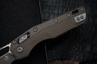 Microtech Knives MSI RAM LOK Polymer Dark Earth Cerakote Standard 210T-1PMCDE-A6