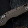 Microtech Knives MSI RAM LOK Polymer Dark Earth Cerakote Standard 210T-1PMCDE-A6