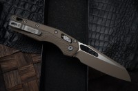 Microtech Knives MSI RAM LOK Polymer Dark Earth Cerakote Standard 210T-1PMCDE-A6