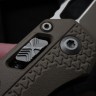 Microtech Knives MSI RAM LOK Polymer Dark Earth Cerakote Standard 210T-1PMCDE-A6