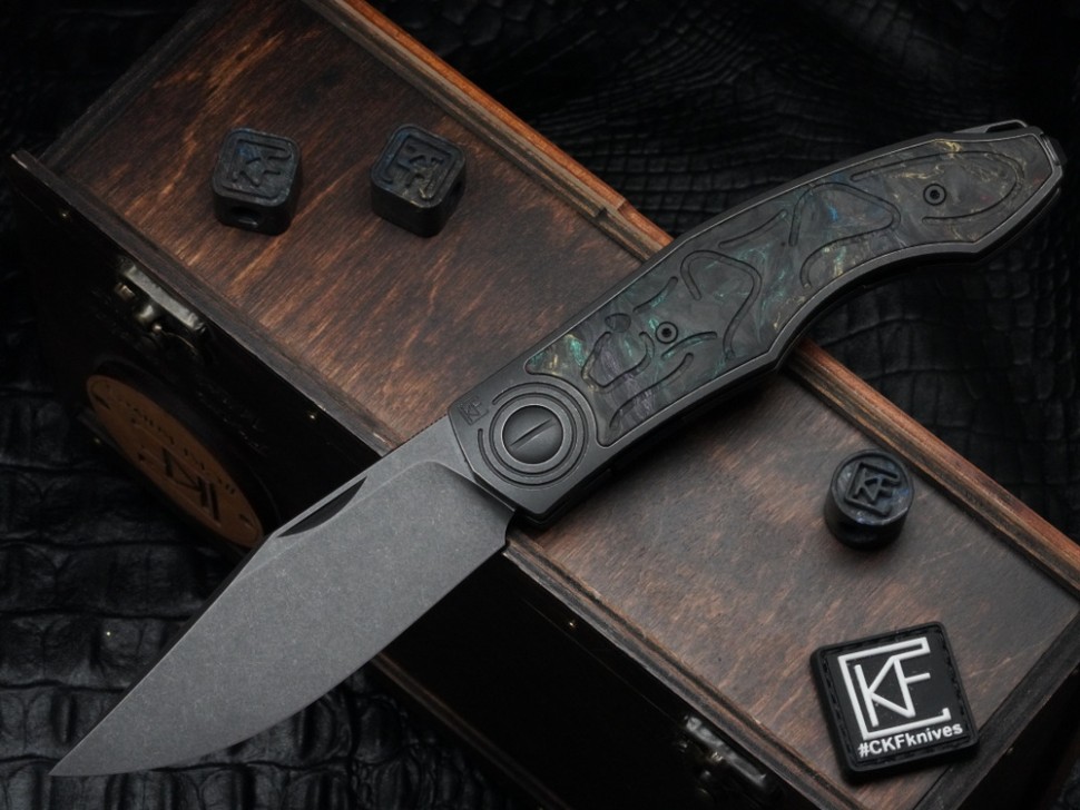 CKF PUMA (M398, Titanium blackwash + multi-colored carbonfiber inserts)