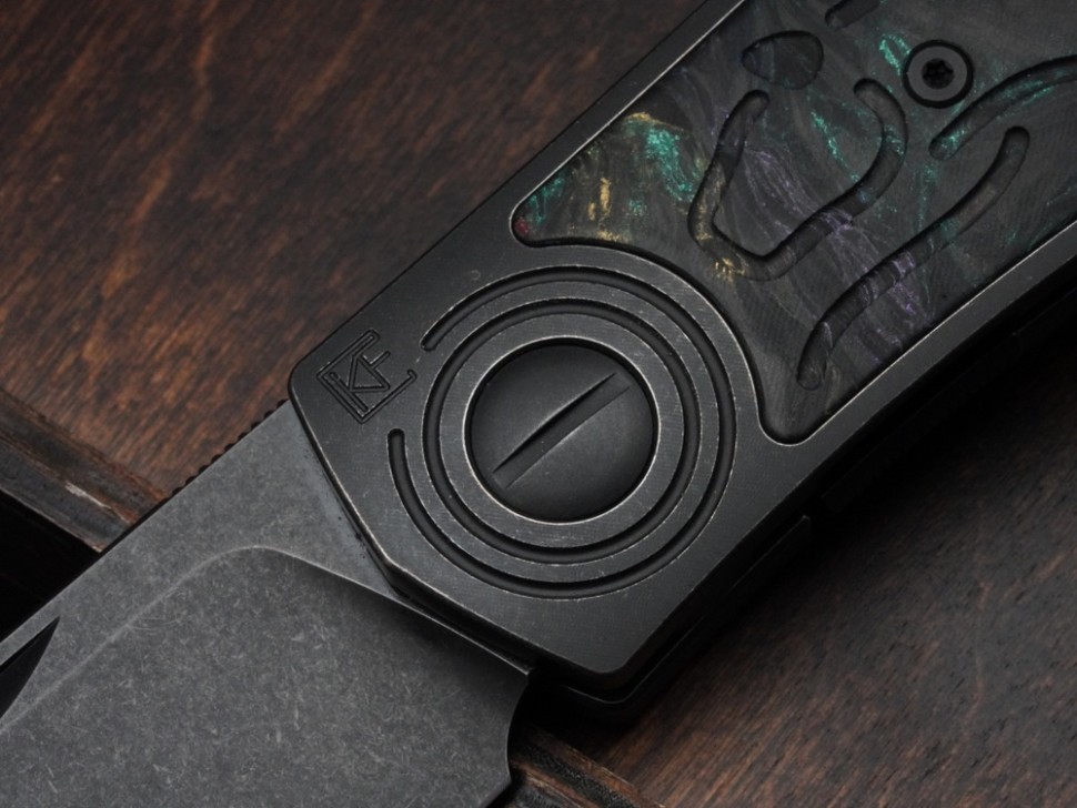 CKF PUMA (M398, Titanium blackwash + multi-colored carbonfiber inserts)