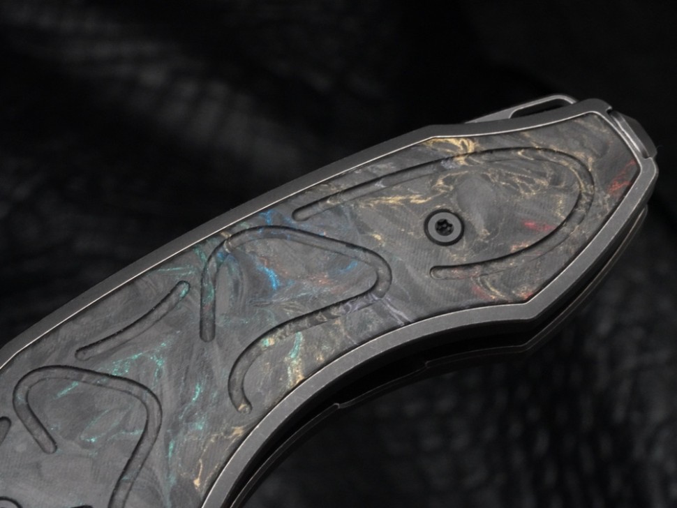 CKF PUMA (M398, Titanium blackwash + multi-colored carbonfiber inserts)