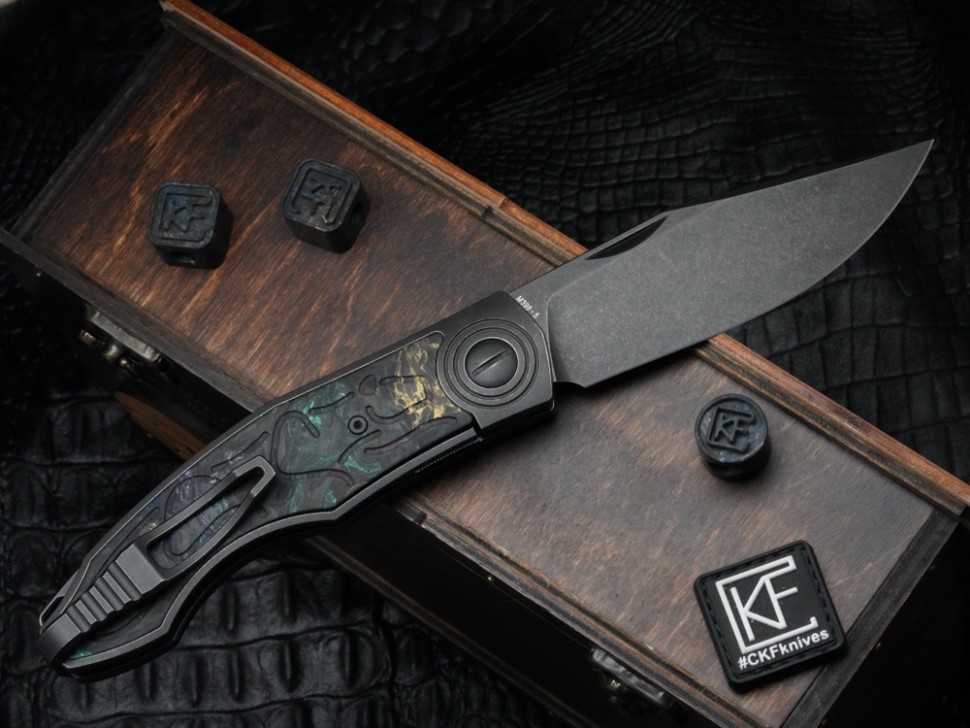 CKF PUMA (M398, Titanium blackwash + multi-colored carbonfiber inserts)