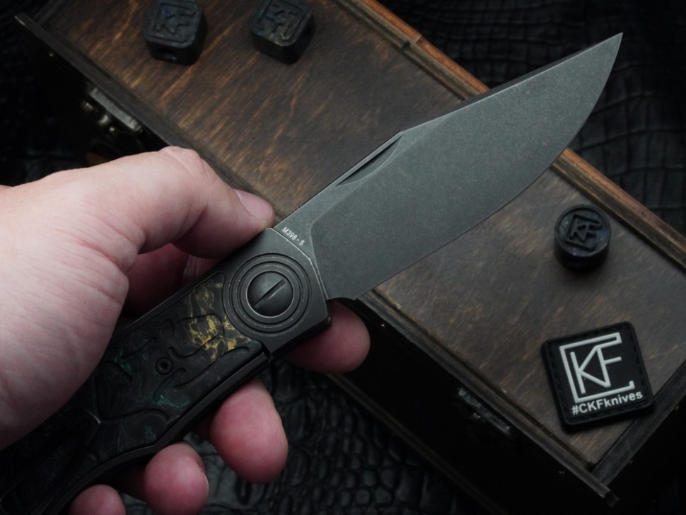 CKF PUMA (M398, Titanium blackwash + multi-colored carbonfiber inserts)