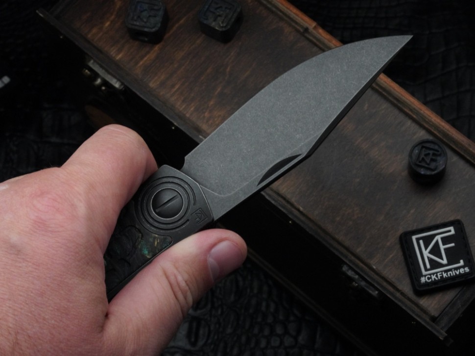 CKF PUMA (M398, Titanium blackwash + multi-colored carbonfiber inserts)