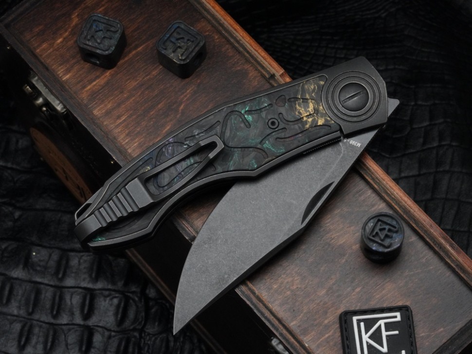 CKF PUMA (M398, Titanium blackwash + multi-colored carbonfiber inserts)
