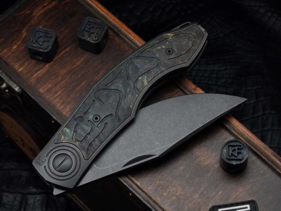 CKF PUMA (M398, Titanium blackwash + multi-colored carbonfiber inserts)