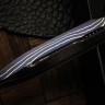 Microtech Marfione Select Ultratech ZBP D/E Blued Baker Forge IceStorm w/ Hefted Black Handle & Purple Accents 1122-16MS3