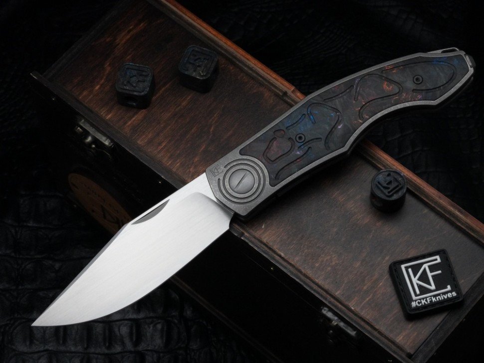 CKF PUMA (M398, Titanium stonewash + multi-colored carbonfiber inserts)