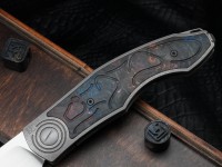 CKF PUMA (M398, Titanium stonewash + multi-colored carbonfiber inserts)