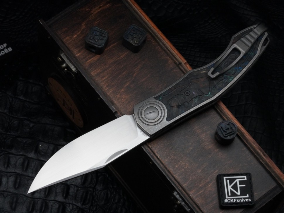 CKF PUMA (M398, Titanium stonewash + multi-colored carbonfiber inserts)