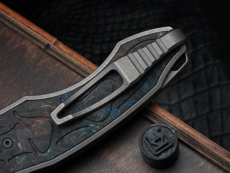 CKF PUMA (M398, Titanium stonewash + multi-colored carbonfiber inserts)