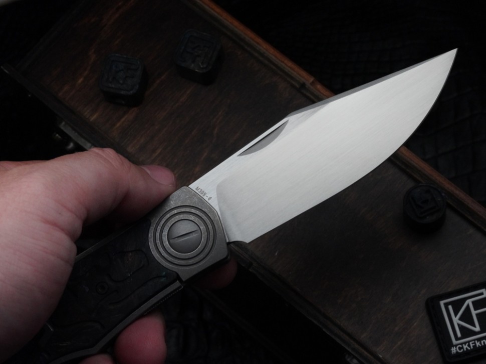 CKF PUMA (M398, Titanium stonewash + multi-colored carbonfiber inserts)