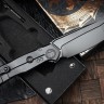 Microtech ANAX Titanium DLC Tanto M390 & Carbon Fiber Inlay 191C-1DLCTCFITI - 2