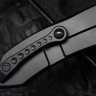 Microtech ANAX Titanium DLC Tanto M390 & Carbon Fiber Inlay 191C-1DLCTCFITI - 2