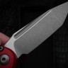 Microtech Knives LUDT Gen III Apocalyptic Tanto w/ Red Handle 1136-10APRD
