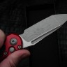 Microtech Knives LUDT Gen III Apocalyptic Tanto w/ Red Handle 1136-10APRD