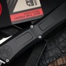 Microtech Knives Combat Troodon Gen III Stonewash Double Edge w/ Black Handle 1142-10