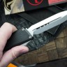 Microtech Knives Combat Troodon Gen III Stonewash Double Edge w/ Black Handle 1142-10