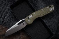 Microtech Knives MSI Lawnman RAM LOK Frag OD Green G-10 &amp; M390MK 210-10FRGTODLM
