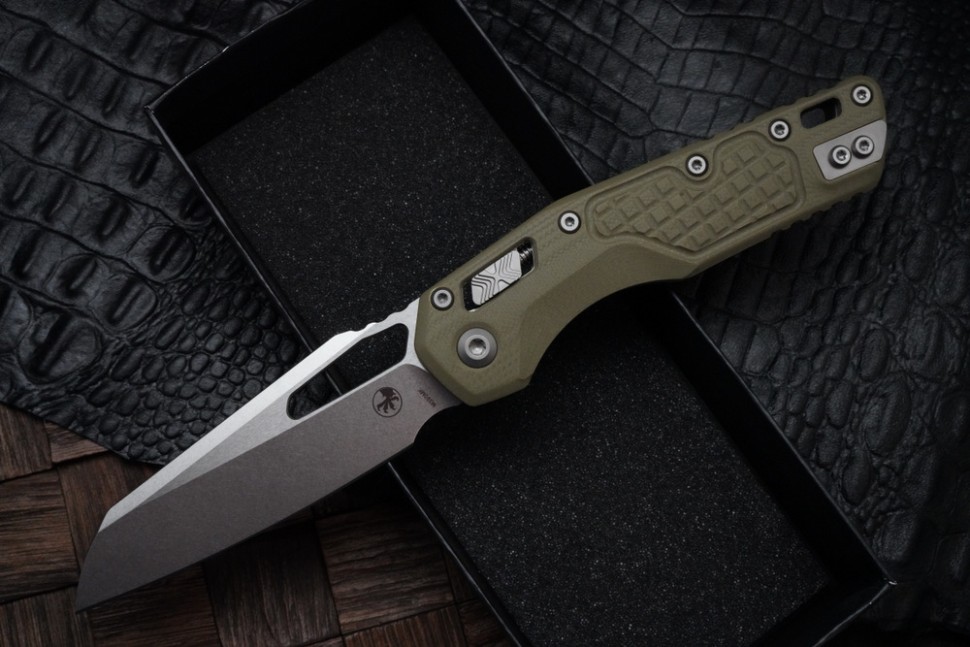 Microtech Knives MSI Lawnman RAM LOK Frag OD Green G-10 & M390MK 210-10FRGTODLM