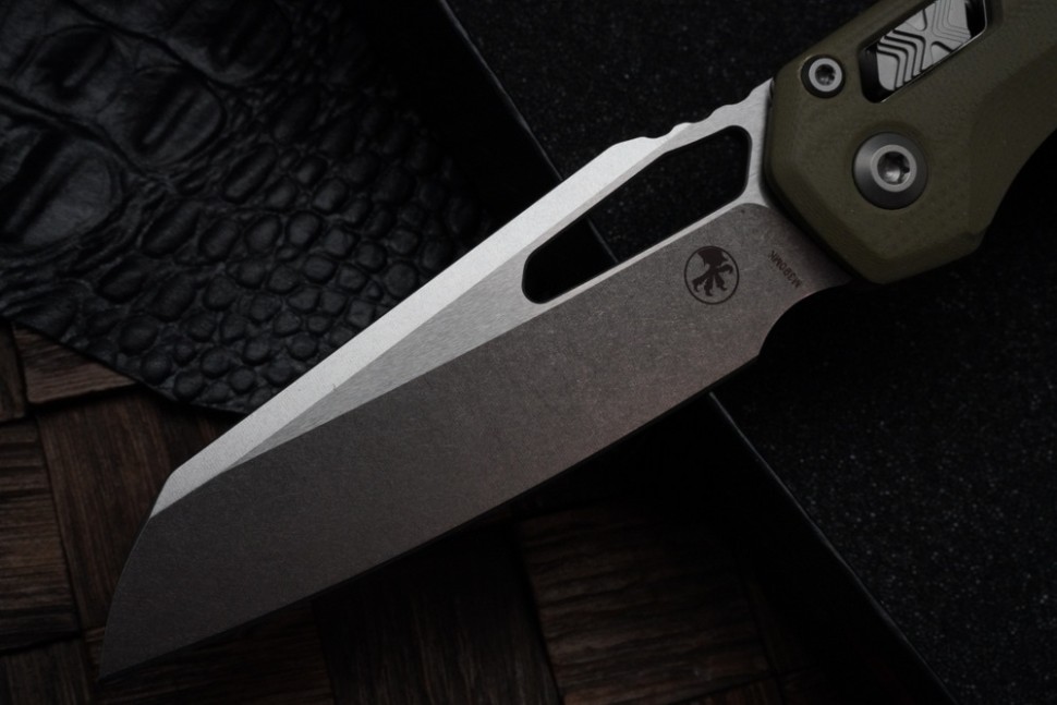 Microtech Knives MSI Lawnman RAM LOK Frag OD Green G-10 & M390MK 210-10FRGTODLM
