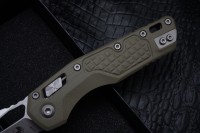 Microtech Knives MSI Lawnman RAM LOK Frag OD Green G-10 &amp; M390MK 210-10FRGTODLM