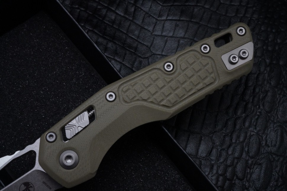 Microtech Knives MSI Lawnman RAM LOK Frag OD Green G-10 & M390MK 210-10FRGTODLM