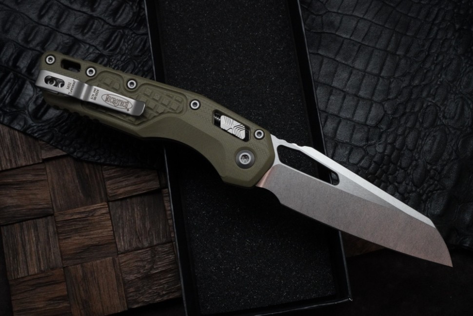 Microtech Knives MSI Lawnman RAM LOK Frag OD Green G-10 & M390MK 210-10FRGTODLM