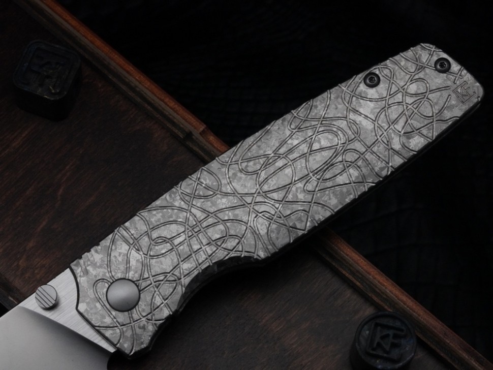 CKF Lex MAZE (M398, full-Ti grey handle)