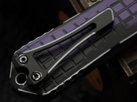 Heretic Knives Manticore X Cel Shade Purple Frag Handle w/ D/E MagnaCut Exclusive H032F-CS-PU