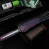 Heretic Knives Manticore X Cel Shade Purple Frag Handle w/ D/E MagnaCut Exclusive H032F-CS-PU