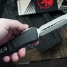 Microtech Knives Combat Troodon Gen III Apocalyptic Double Edge w/ Black Handle 1142-10AP