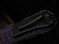 Heretic Knives Manticore X Cel Shade Purple Frag Handle w/ Recurve MagnaCut Exclusive H033F-CS-PU