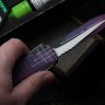 Heretic Knives Manticore X Cel Shade Purple Frag Handle w/ Recurve MagnaCut Exclusive H033F-CS-PU