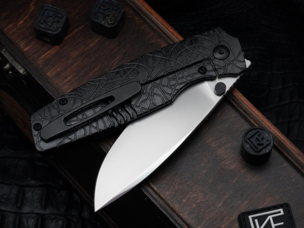 CKF Lex MAZE (M398, dark Crystal-Ti handle)