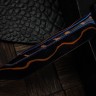 Microtech Marfione Select Ultratech ZBP Tanto Blued Baker Forge Coppermai w/ Hefted Black Handle 1123-16MS2