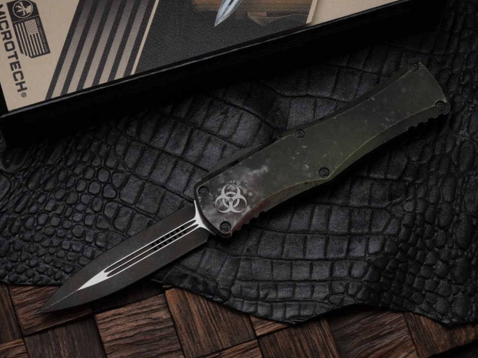 Microtech UTX-85 Single Edge Outbreak Signature Series 231-1OBDS