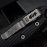 Microtech Knives Manual Stitch RAM LOK Fluted Black Aluminum & Apocalyptic Partial Serrated M390MK 169RL-11APFL