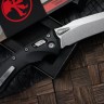 Microtech Amphibian RAM LOK Black Fluted Aluminum & Stonewash M390MK 137RL-10FL