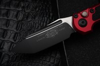 Microtech Knives LUDT Gen III Black Tanto w/ Red Handle 1136-1RD
