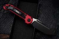 Microtech Knives LUDT Gen III Black Tanto w/ Red Handle 1136-1RD