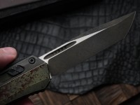 Microtech Glykon Outbreak Tanto M390MK Signature Series 185-1OBS